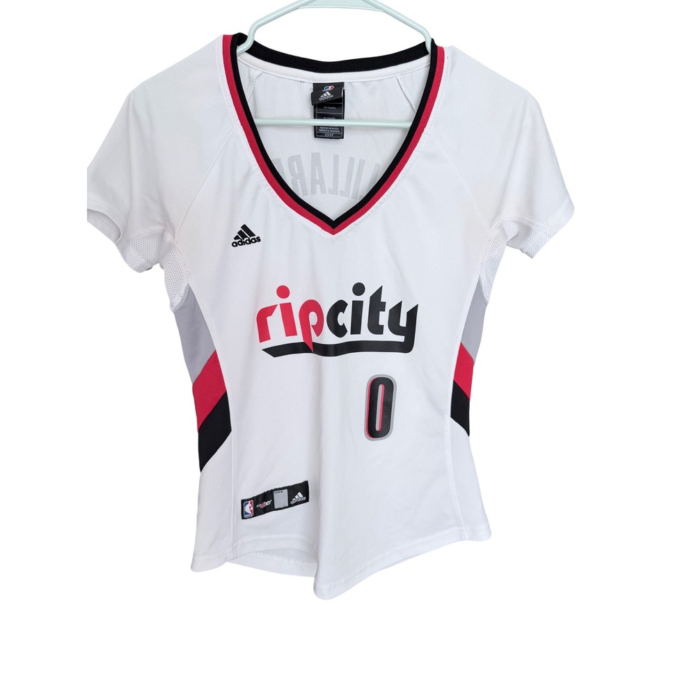 Adidas Portland Trail Blazers Rip City Damian Lillard Jersey Size S